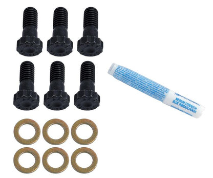 McLeod Racing McLeod Bolt Kit 6 3/8-16 X 1.000in Chromoly - Black Oxide 9/16 Hex Head