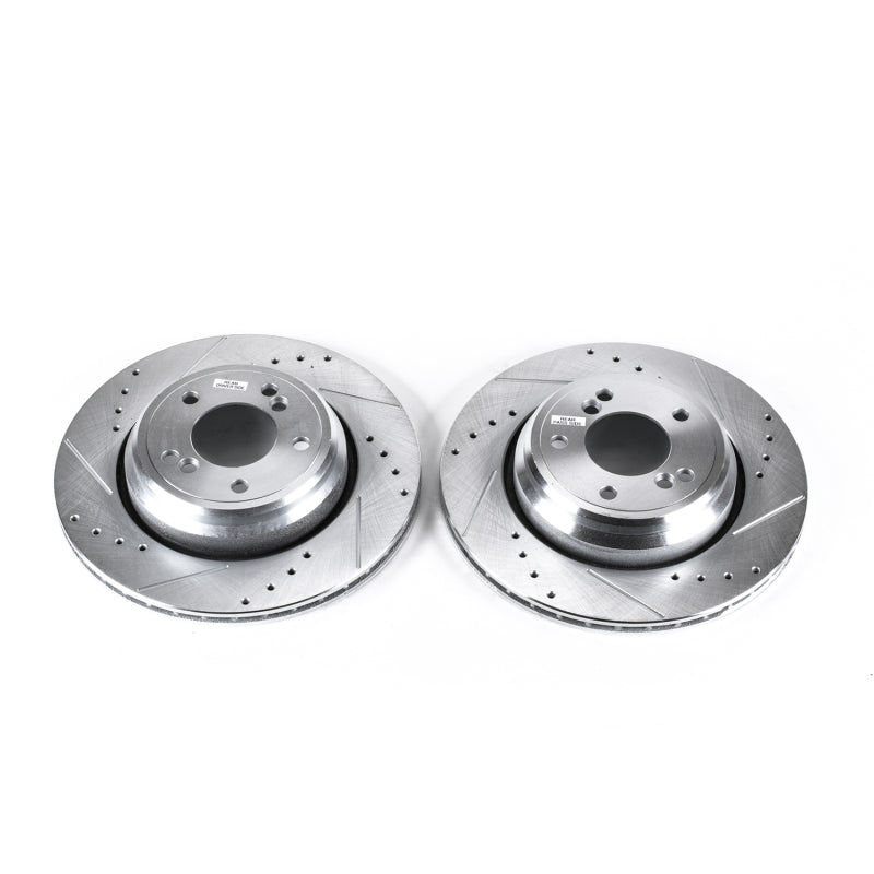 PowerStop Power Stop 01-06 BMW M3 Rear Evolution Drilled & Slotted Rotors - Pair