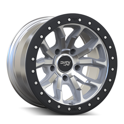 Dirty Life 9303 DT-1 17x9 / 6x139.7 BP / -12mm Offset / 106mm Hub Machined Wheel