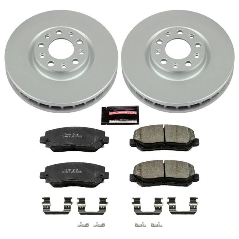 PowerStop Power Stop 15-17 Chrysler 200 Front Z17 Evolution Geomet Coated Brake Kit