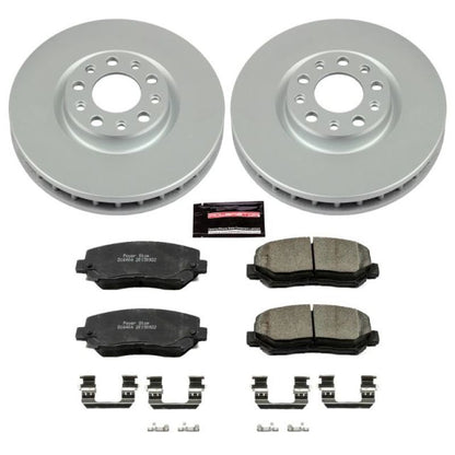 PowerStop Power Stop 15-17 Chrysler 200 Front Z17 Evolution Geomet Coated Brake Kit