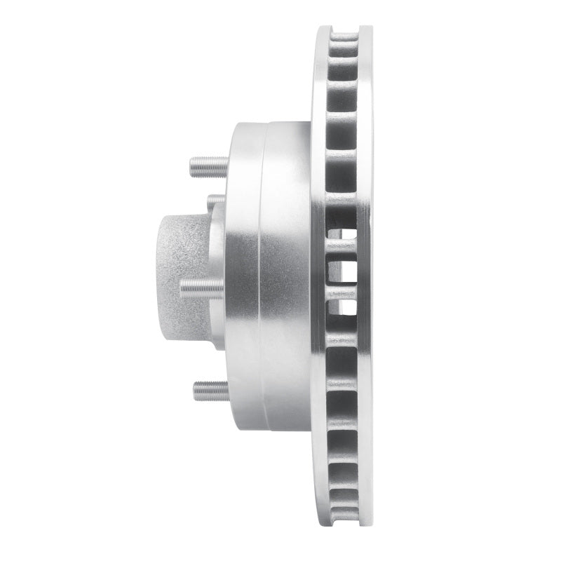 R1 Concepts R1 85-97 Dodge B200 / B200 Van / B250 Front Left Drilled & Slotted Silver Brake Rotor