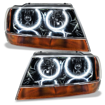 ORACLE Lighting Oracle 99-04 Jeep Grand Cherokee SMD HL - Black - White