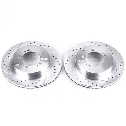 PowerStop Power Stop 94-96 Dodge Stealth Rear Evolution Drilled & Slotted Rotors - Pair