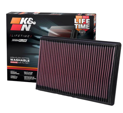 K&N Engineering K&N 02-10 Dodge Ram 1500/2500/3500 3.7/4.7/5.7L Drop In Air Filter