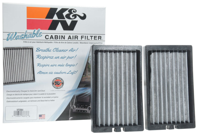 K&N Engineering K&N 2018 Jeep Wrangler JL 2.0L/3.6L Cabin Air Filter - 2 Per Box