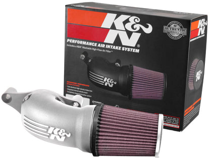 K&N Engineering K&N 17-18 Harley-Davidson Touring Models Performance Air Intake System Silver