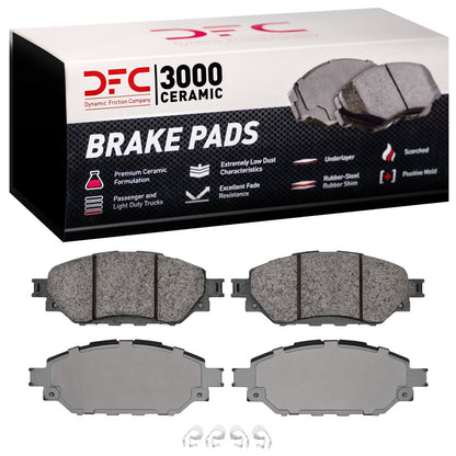DFC 16-25 Toyota Hilux (Mexico) Front 3000 Ceramic Brake Pads