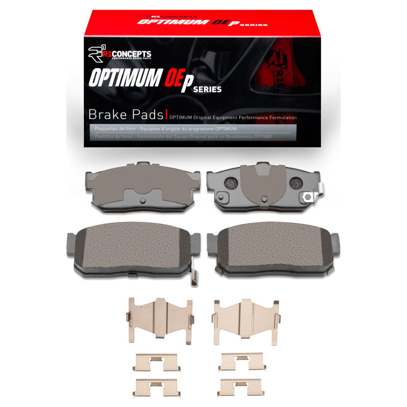 R1 Concepts R1 91-01 Infiniti G20 Rear Optimum OE Pads & Hardware Kit