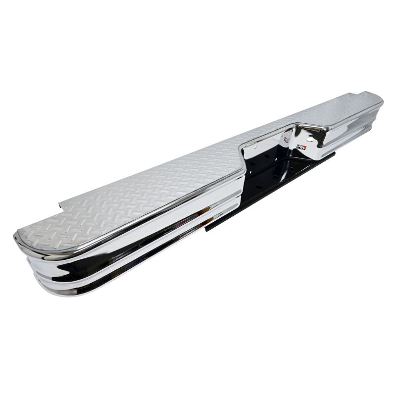 Westin/Fey 67-96 F-Series Style Side / 97-98 F-250/350 HD Diamondstep Universal Bumper - Chrome