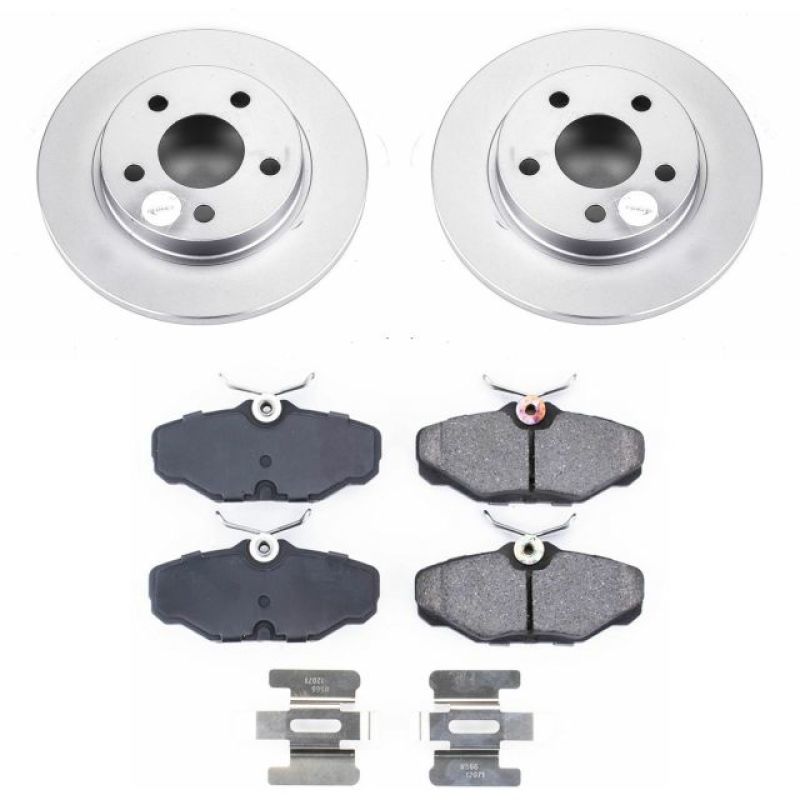 PowerStop Power Stop 93-05 Ford Taurus Rear Z17 Evolution Geomet Coated Brake Kit