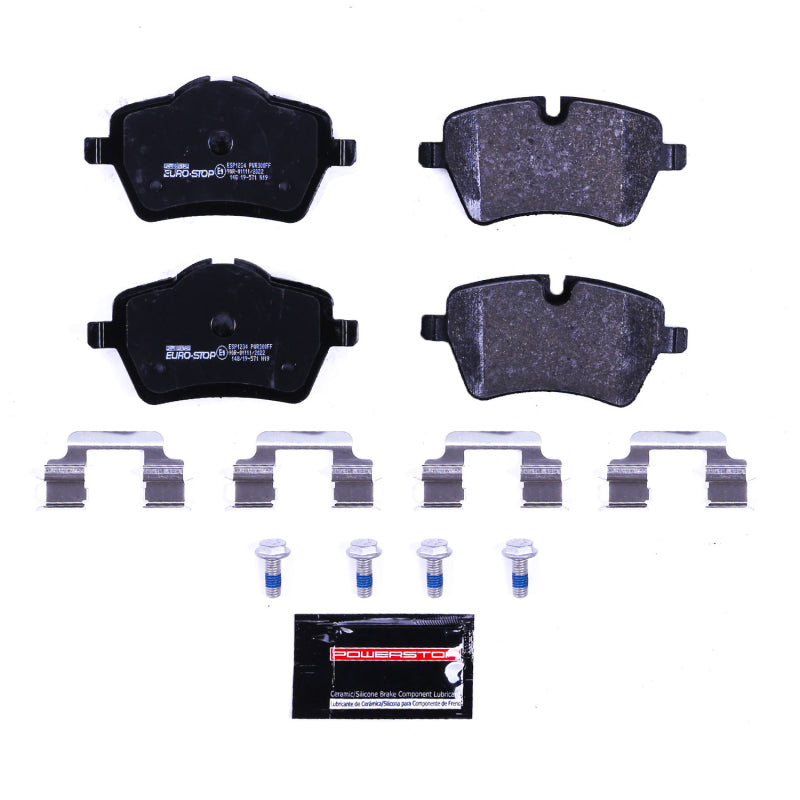 PowerStop Power Stop 13-16 Mini Cooper Paceman Euro-Stop ECE-R90 Front Brake Pads