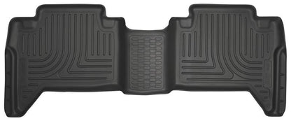 Husky Liners 2016 Toyota Tacoma Crew Cab WeatherBeater 2nd Row Black Floor Liners