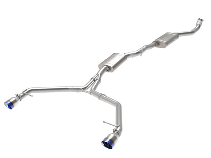 aFe MACH Force-Xp 13-16 Audi Allroad L4 SS Cat-Back Exhaust w/ Blue Flame Tips