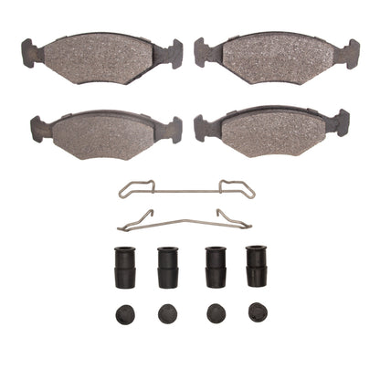 R1 Concepts R1 87-93 Volkswagen Fox Front Optimum OE Pads & Hardware Kit