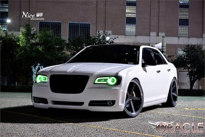 ORACLE Lighting Oracle 11-19 Chrysler 300C DRL Upgrade w/ Halo Kit - ColorSHIFT w/ Simple Controller