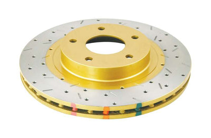 DBA 03-05 350Z / 03-04 G35 / 03-05 G35X Front Drilled & Slotted 4000 Series Rotor