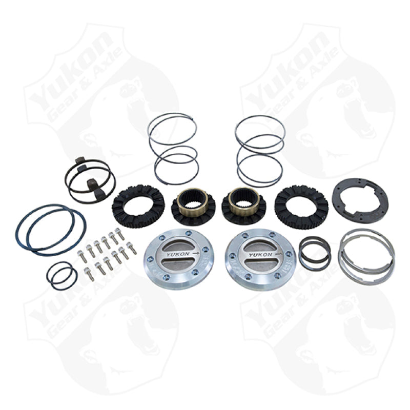 Yukon Gear & Axle Yukon Gear Hardcore Locking Hub Set for 00-08 Dodge 1-Ton Front w/Spin Free Kit