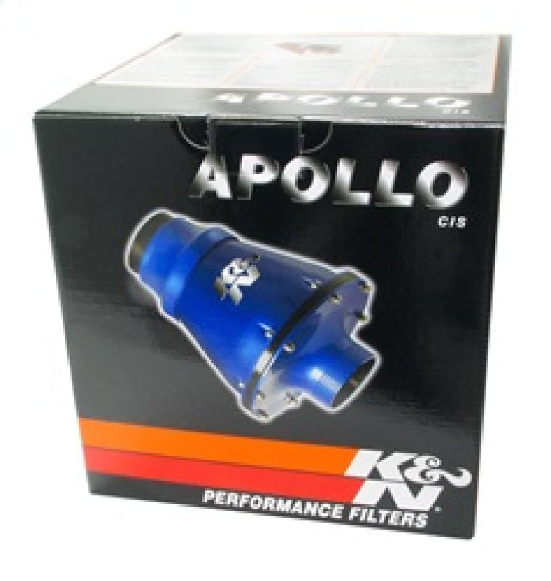K&N Engineering K&N Universal Apollo Black Cold Air Intake - 70mm OD FLG PP