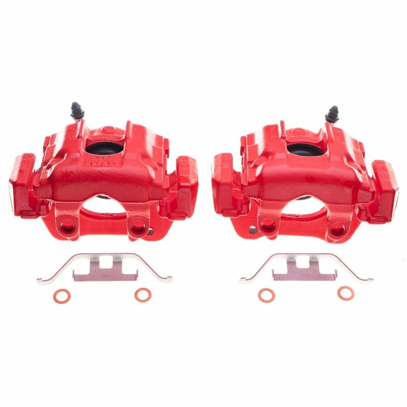 PowerStop Power Stop 04-10 BMW X3 Rear Red Calipers - Pair