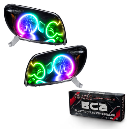 ORACLE Lighting Oracle 03-05 Toyota 4-Runner SMD HL - Black - ColorSHIFT w/ BC1 Controller