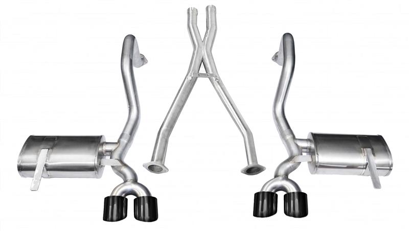 CORSA Performance Corsa 1997-2004 Chevrolet Corvette C5 Z06 5.7L V8 Black Xtreme Cat-Back + XO Exhaust