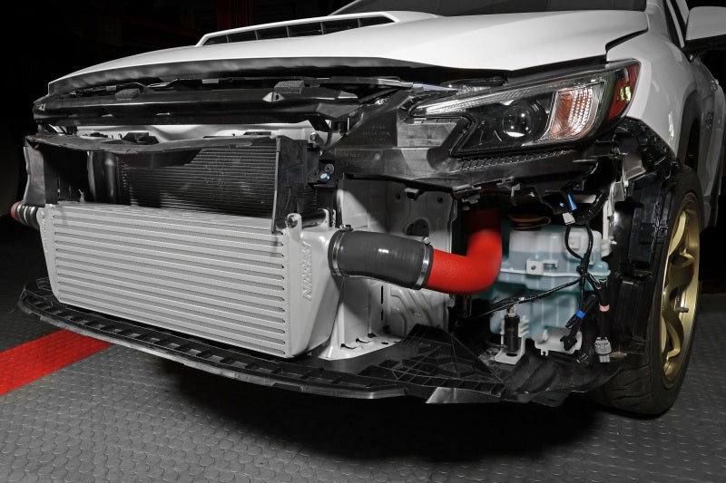 Perrin Performance PERRIN 22-26 Subaru WRX Front Mount Intercooler Kit (Red Tubes & Silver Core)