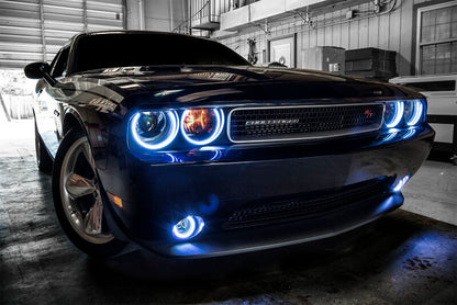 ORACLE Lighting Oracle Dodge Challenger 08-14 LED Fog Halo Kit - UV/Purple