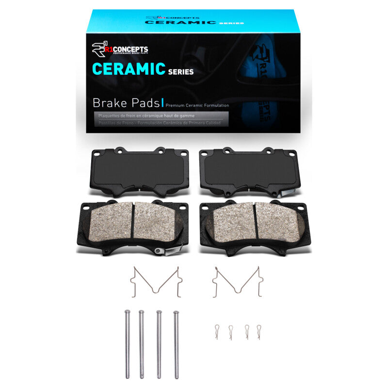 R1 Concepts R1 2000-2025 JAC Frison Front R1 Ceramic Pads & Hardware Kit