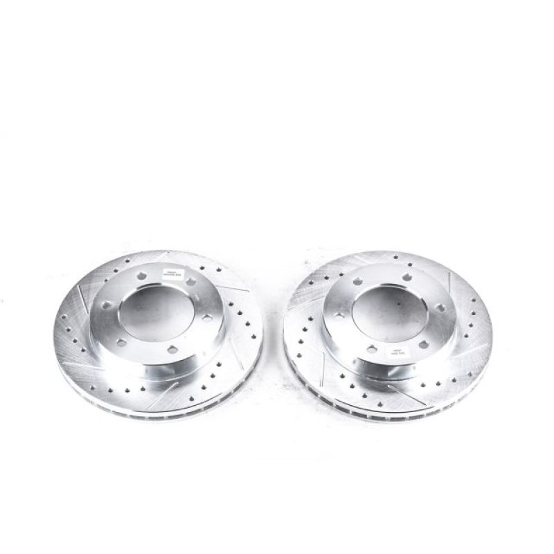 PowerStop Power Stop 2002 Honda Passport Front Evolution Drilled & Slotted Rotors - Pair