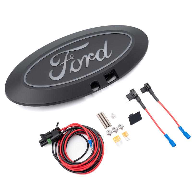Putco 21-22 Ford F-150 Front Luminix Ford LED Emblem - w/ Camera CutOut