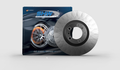 SHW Performance SHW 11-15 Volkswagen Touareg Hybrid w/360mm Rotors Right Front Smooth MB Brake Rotor (7P6615302B)