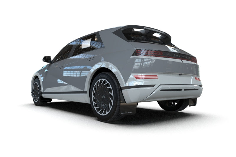 Rally Armor 25-26 Hyundai Ioniq 5 PE Black UR Mud Flap w/Silver Logo