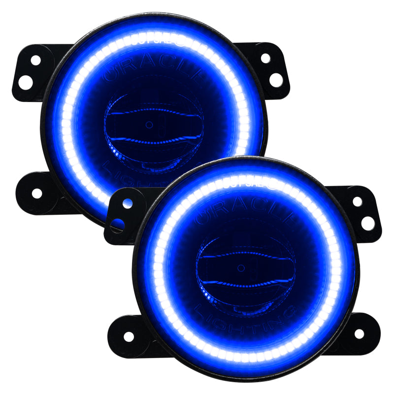 ORACLE Lighting Oracle Jeep Wrangler JK/JL/JT High Performance W LED Fog Lights - Blue