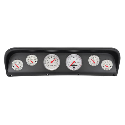 Autometer Arctic White Direct Fit Dash Kit 67-72 Ford F100 (2 x 3-3/8in. / 4 x 2-1/16in.)