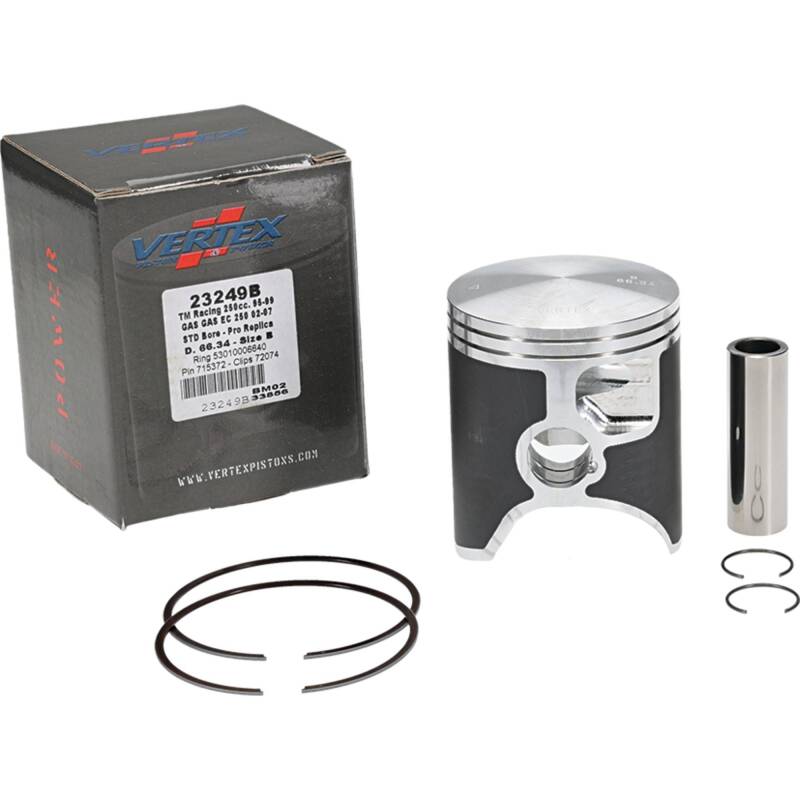 Vertex Pistons Vertex Piston 02-15 Gas-Gas EC 250 250cc Cast Replica Piston Kit