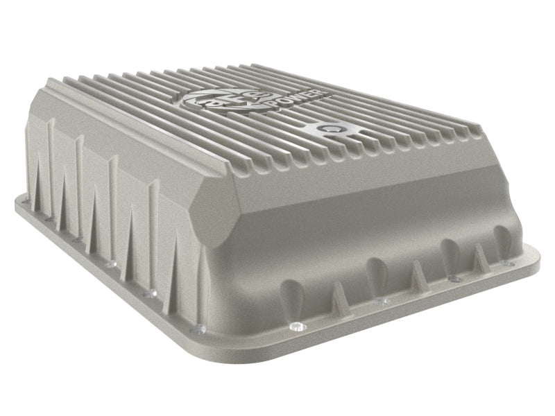 aFe POWER Street Series Transmission Pan Raw w/ Machined Fins RAM 3500 13-24 (AS69RC Transmission)