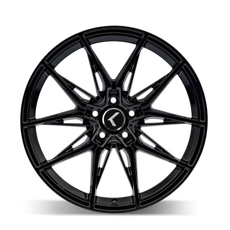 Kraze Wheels Kraze KR196 Evolve 20x9 / 5x112 BP / 35mm Offset / 66.56mm Hub Gloss Black Wheel