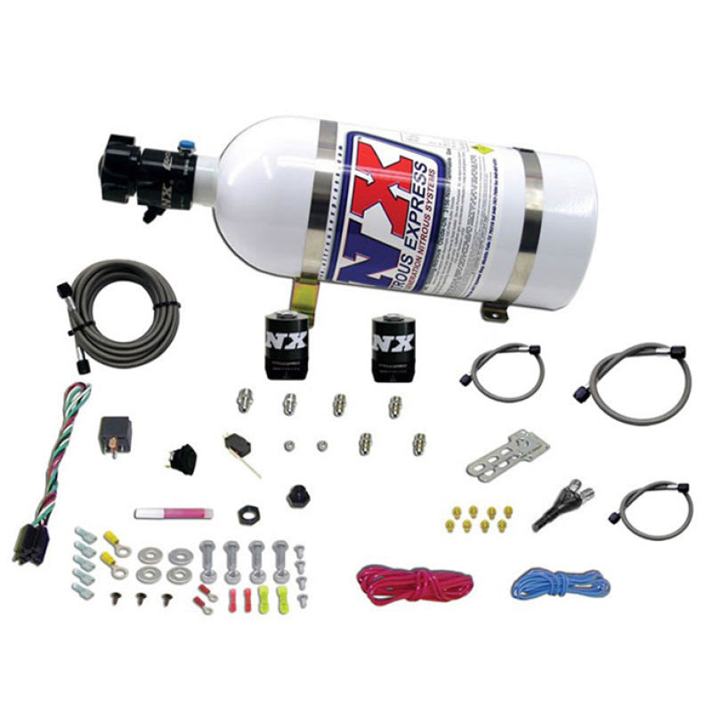 Nitrous Express Shark SHO 400 HP Single Nozzle Nitrous Kit w/10lb Bottle
