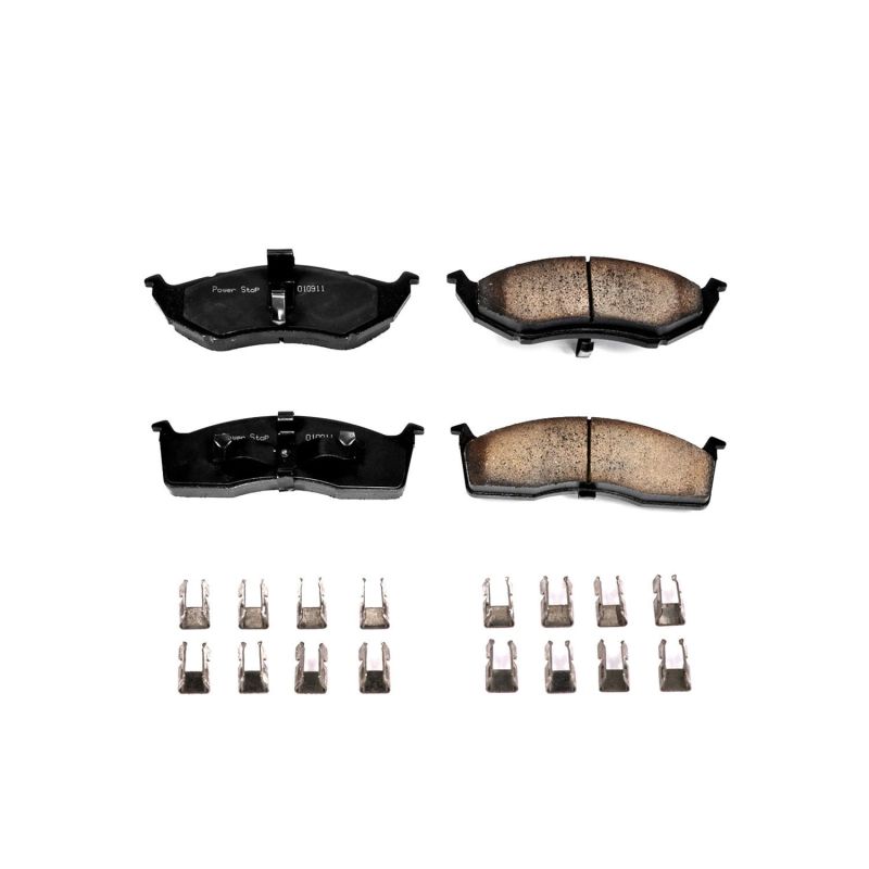 PowerStop Power Stop 93-97 Chrysler Concorde Front Z17 Evolution Ceramic Brake Pads w/Hardware
