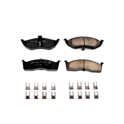 PowerStop Power Stop 93-97 Chrysler Concorde Front Z17 Evolution Ceramic Brake Pads w/Hardware