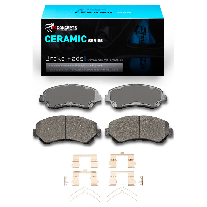 R1 Concepts R1 2007-2023 Nissan X-Trail (Mexico) Front R1 Ceramic Pads & Hardware Kit