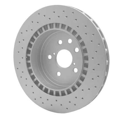 DFC 08-14 Lexus IS F Rear Drilled Hi-Carbon Alloy Geomet Coated Rotor