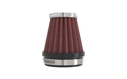 K&N Engineering K&N Universal Chrome Filter 2 1/8 inch FLG / 3 inch Bottom / 2 inch Top / 3 inch Height