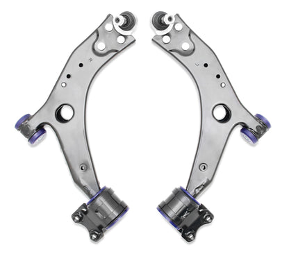 SuperPro 05-11 Ford Focus LS/LT/LV Volvo S40/V50 and C70/21mm Front Lower Control Arm Assembly Kit