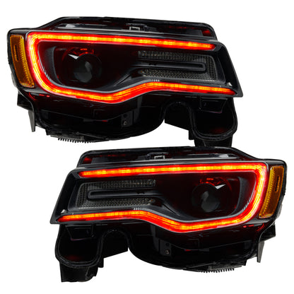 ORACLE Lighting Oracle 1421 Jeep Grand Cherokee Dynamic Headlight DRL Upgrade Kit ColorSHIFT Dynamic