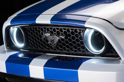ORACLE Lighting Oracle Ford Mustang 10-13 WP LED Fog Halo Kit (Grille Style) - White