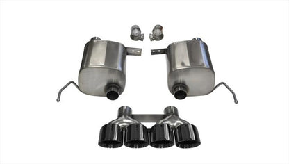 CORSA Performance Corsa 2014-2019 Corvette C7 Coupe 6.2L V8 AT/MT 2.75in Valve-Back Dual Rear Exit Black Sport Exhaust