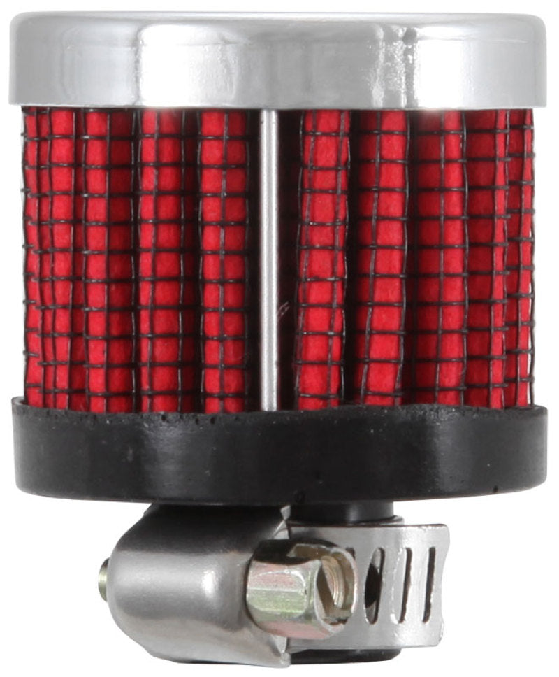 K&N Engineering K&N .315/.431 Flange 1 3/8 inch OD 1.5 inch H Clamp On Crankcase Vent Filter