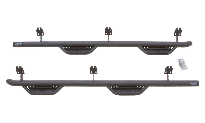 Lund 15-18 Ford F-150 SuperCrew Terrain HX Step Nerf Bars - Black